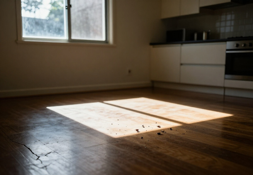 Termite damage in a Milperra home before treatment